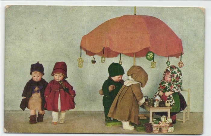 Muñecas Kathe Kruse - Varias series, incluidas las de los años 30 y algunas más modernas. - Postal - 1930-1980