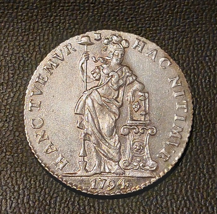 Niederlande, Utrecht. Generaliteits Gulden of 1 Gulden 1794