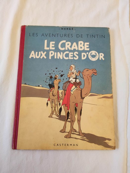 Tintin T9 - Le crabe aux pinces d'or (B2) - C - 1 Album - Uusintapainos - 1948