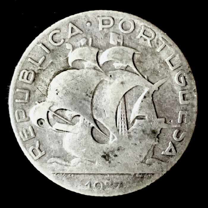 Portugália. 2 1/2 Escudos - 1937 - (R102)  (Nincs minimálár)