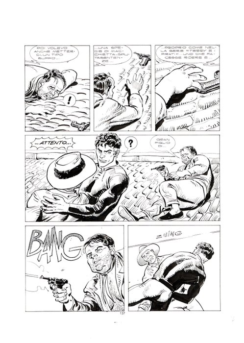 Diso, Roberto - 5 Original page - Mister No Speciale #7 - "Avventura a Manaus" - 1992