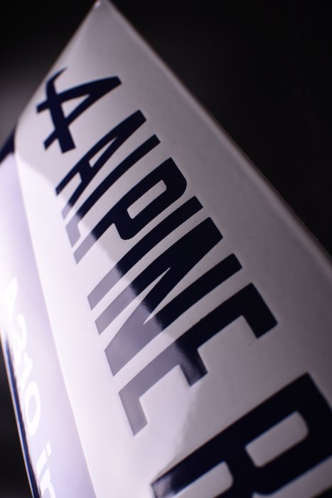 Sign - Alpine - Alpine Renault A310 injection enamel sign, 600mm