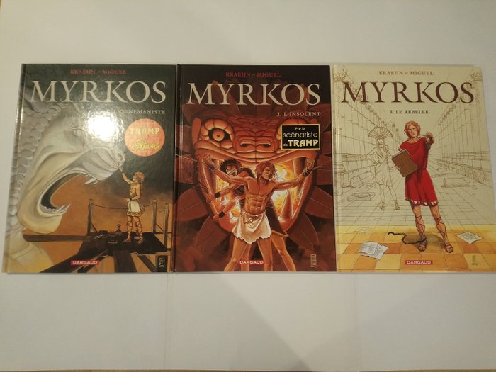 Myrkos T1 à T3 - Série complète - 3x C - 3 Album - Erstausgabe - 2004/2007