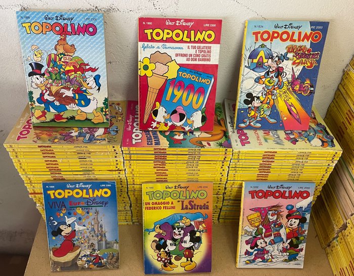 Topolino 1801/1900 - Sequenza completa - 100 Comic - Primera edición - 1990/1992