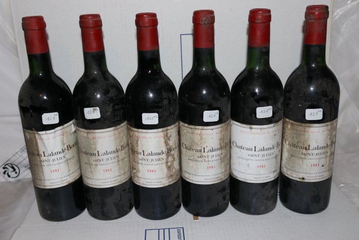 1981 Chateau Lalande Borie - Bordeaux - 6 Flessen (0.75 liter)