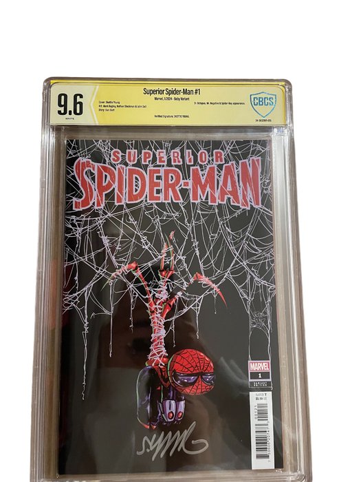 Superior Spider-Man #1 - Signed by Skottie Young |  Baby Variant - 1 Graded comic - CGC
