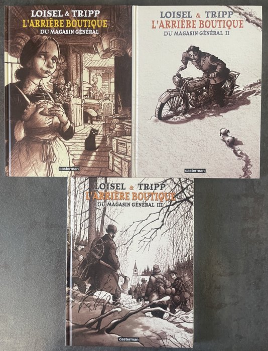 L'Arrière Boutique du Magasin Général T1 à T3 - Série complète - 3x C - 3 Album - Eerste druk - 2006/2007