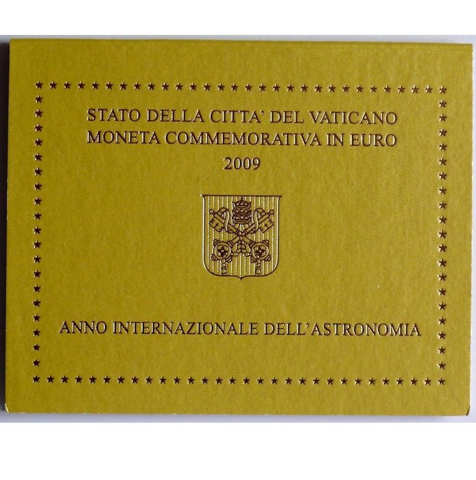 Vatican. 2 Euro 2009 "Astronomia"  (Sans Prix de Réserve)