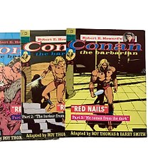 Conan the Barbarian Red Nails (1975) Rare Magazine Series! # 1-3 Complete Set! – 3 Comic – Eerste druk – 1975