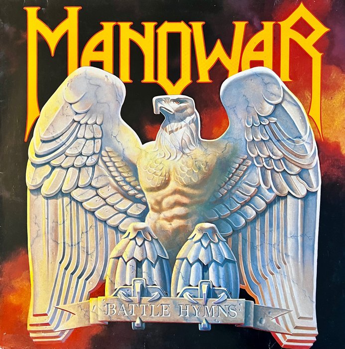 Manowar - Battle Hymns - 1st EU PRESS - 1982 - The Metal Kings Legend ! - 黑膠唱片 - 第一批 模壓雷射唱片 - 1982