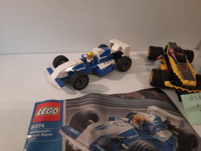 Lego - Racers - 8374+8650+8382 - Williams F1 Team Racer+Hot Buster+ Furious Slammer