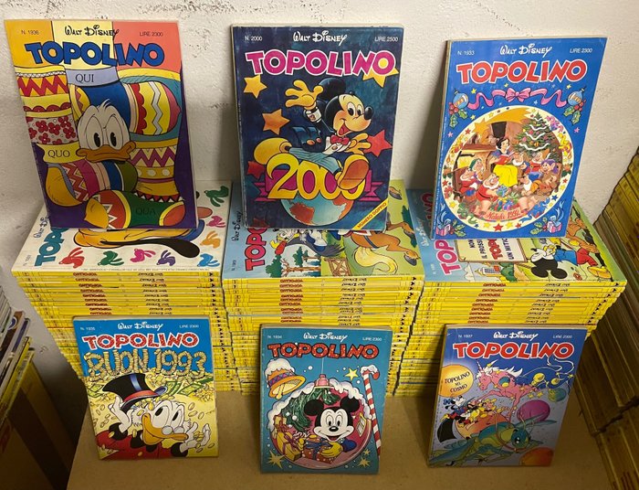 Topolino 1901/2000 - Sequenza completa - 100 Comic - Primeira edição - 1992/1994