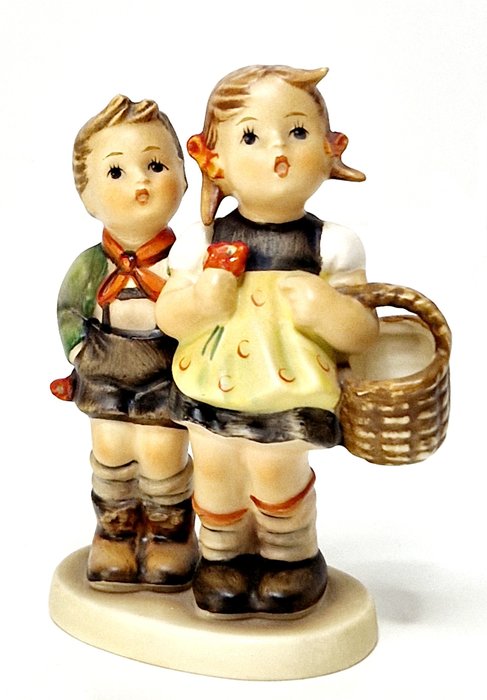 Goebel - M.I. Hummel - Figurita - 49 3/0 TMK3 - Bruderlein und Schwesterlein - Porcelana