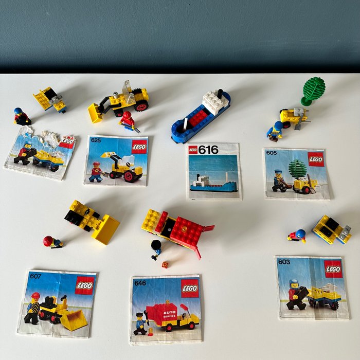 LEGO - 復古 - 7x vintage set - 1980-1990
