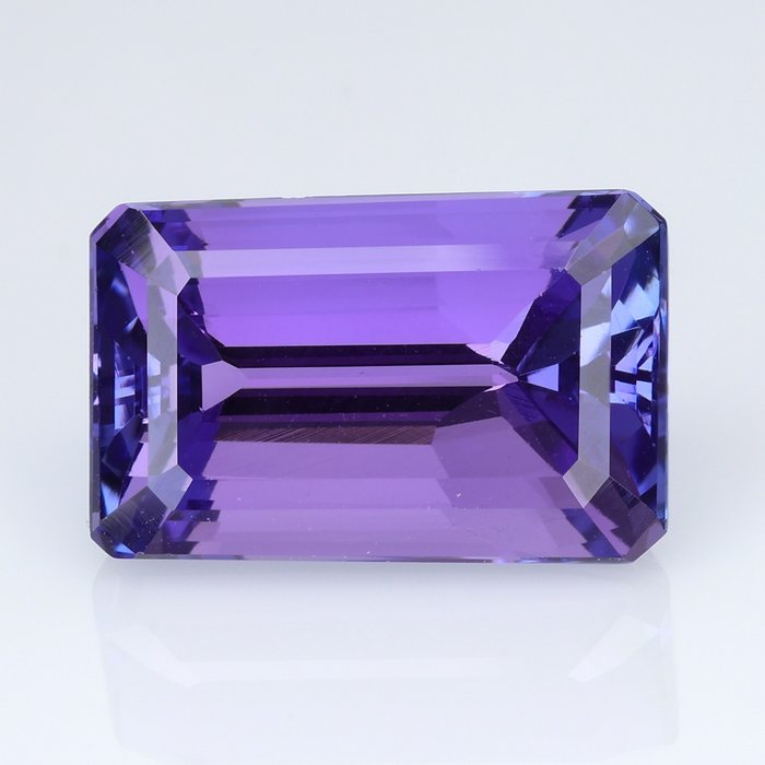 (GIA) - Bluish Violet Tanzanite - 9.05 ct