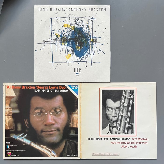 Anthony Braxton - Limited, numbered and first pressings - Vários títulos - Álbuns LP (vários artigos) - 1.ª prensagem - 1974