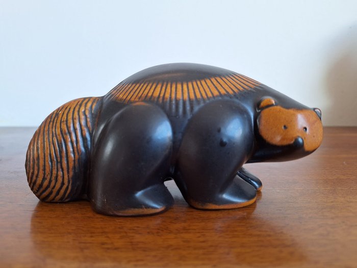 Gustavsberg - Lisa Larson - Figurine - Wolverine - Keramik