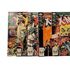 Uncanny X-Men (1963 Series) # 123, 145, 156, 159 & 161 – 5 Comic – Eerste druk – 1979/1982