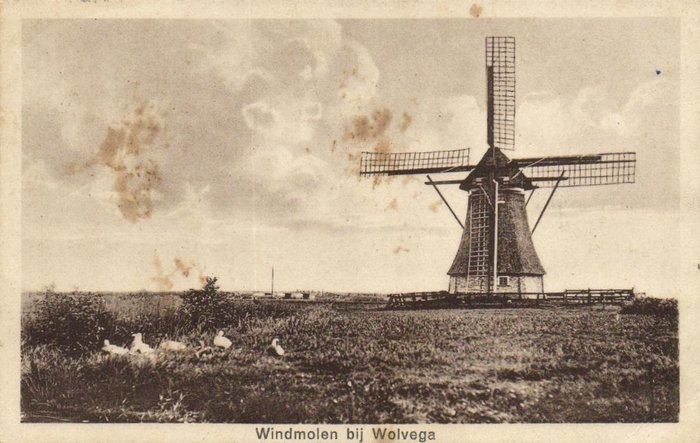 Paesi Bassi - Mulini a vento - Vari luoghi - la maggior parte localizzati - Cartolina (105) - 1900-1970