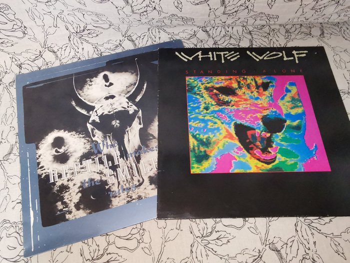 Reptile Smile & White Wolf - Who Makes The Rules & Standing Alone - Vinyylilevy - 1st Pressing - 1984