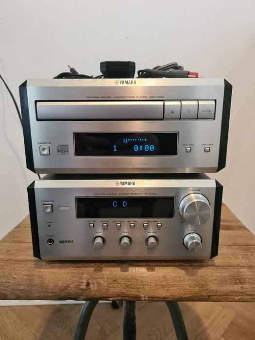Yamaha - CRX-E400 - Sistema Mini Component - Ricevitore stereo a stato solido RX-E400, Lettore CD CDX-E400 - Set Hi-Fi