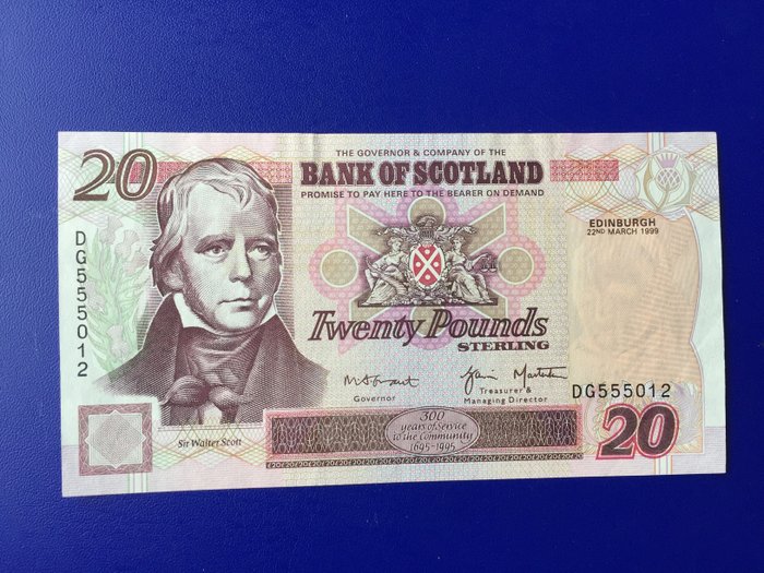 Escocia. - 20 pounds 1999 - Pick 121c  (Sin Precio de Reserva)