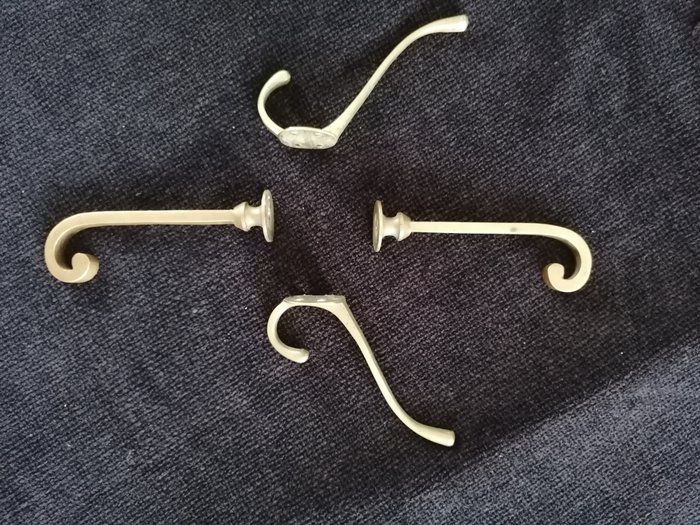 Art nouveau - Set of coat hooks - Copper