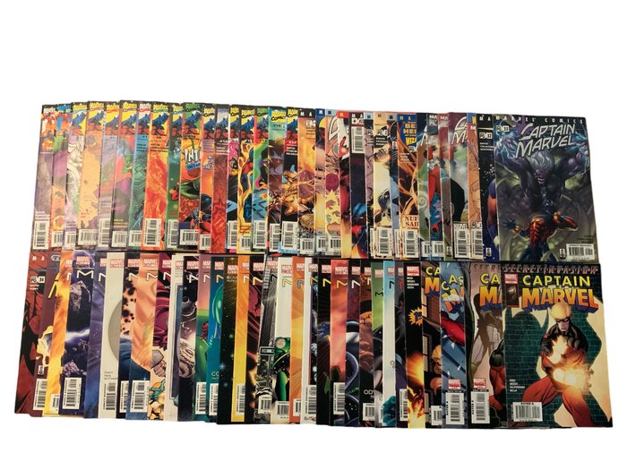 Captain Marvel (1999 Series) # 1-35 + Captain Marvel (2002) # 1-25 - Captain Marvel (2007 Series) # 1-5 All complete Series! - 65 Comic - Första upplagan - 1999/2007