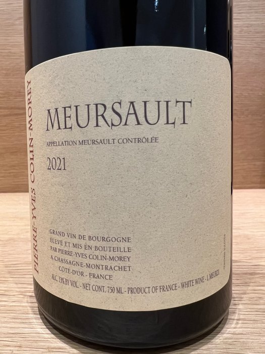 2021 Pierre-Yves Colin-Morey - Meursault - 1 Bottiglia (0,75 litri)