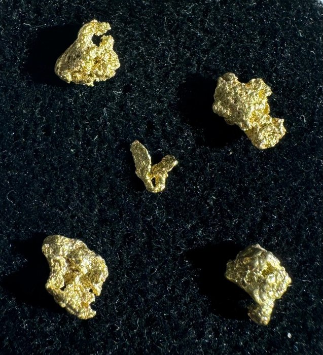 Guld Klumper- 1 g - (5)