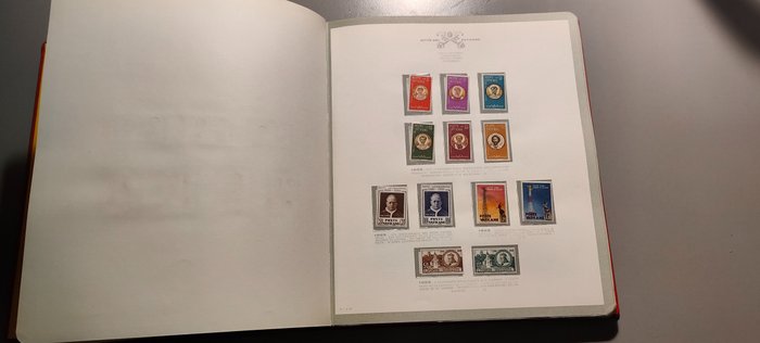 Vatikanstadt 1958/1976 - Sammlung von Briefmarken auf neuen Bolaffi-Alben postfrisch