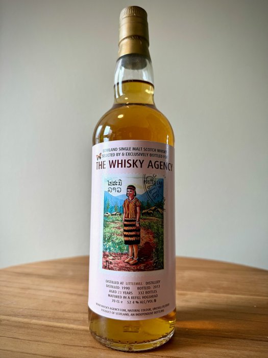 Littlemill 1990 23 years old - de The Whisky Agency  - b. 2013 - 70cl