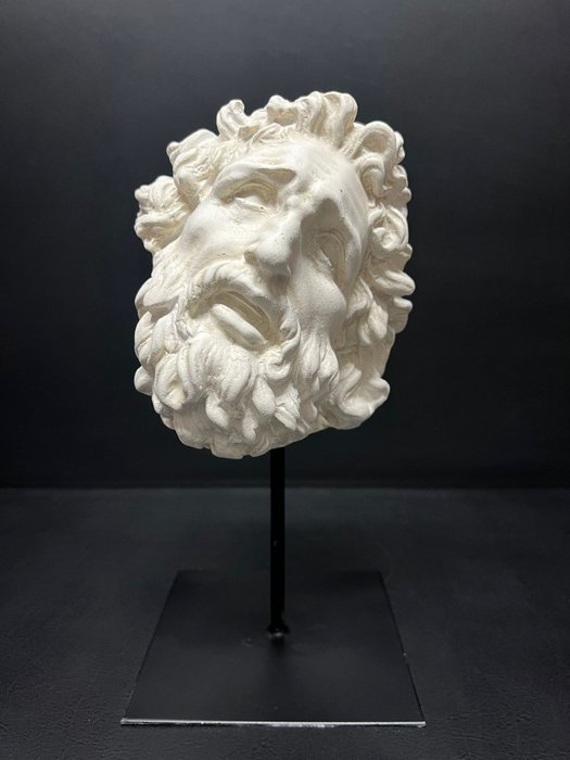 雕塑, Testa di Laocoonte - 30 cm - 大理石粉尘