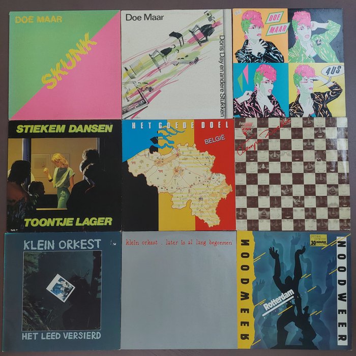 Doe Maar, Het Goede Doel, Klein Orkest en anderen - 9 Nederpop klassiekers - Άλμπουμ LP (πολλαπλά αντικείμενα) - 1981