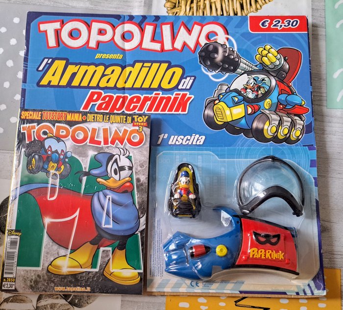 Topolino - 5x albi blisterati con gadget - 5 Album - 第一版