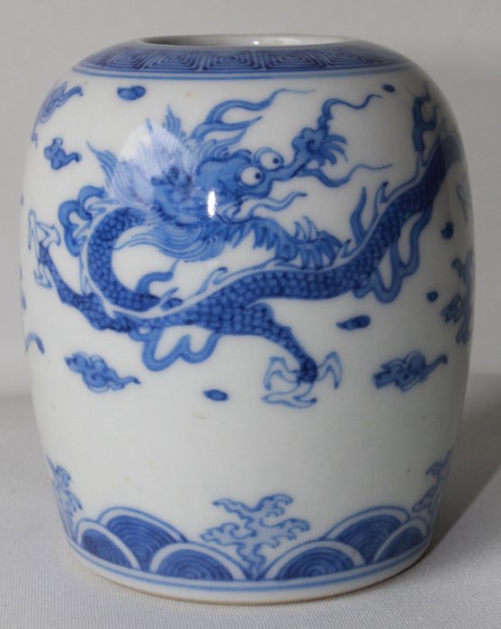 柱狀花瓶 - 瓷 - Chinese kunstenaar - 中国 - Qing Dynasty (1644-1911)  (没有保留价)
