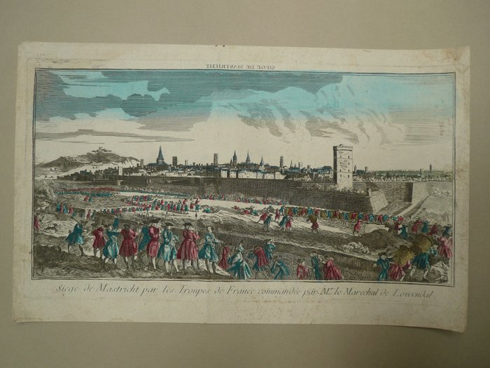 Alankomaat, Asemakaava - Maastricht; Chereau - Siege de Maestricht par les troupes de France commandée par Mr. le Marechal de Lowendal - 1761-1780