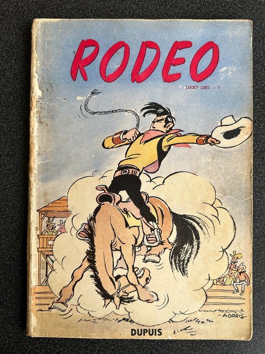 Lucky Luke 2 b - Rodeo - 1 Album - Primeira edição - 1950