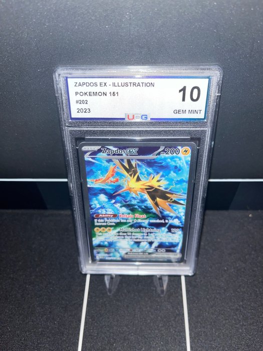 Wizards of The Coast - 1 Graded card - ZAPDOS EX - SPECIAL ILLUSTRATION ART RARE - UCG 10