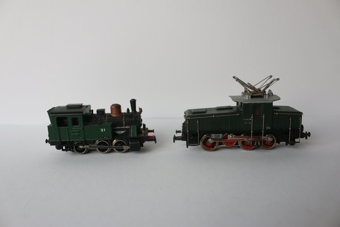 Märklin H0 - 3001/3029 - Locomotivă machetă tren (2) - Tigerli și E63 - DB
