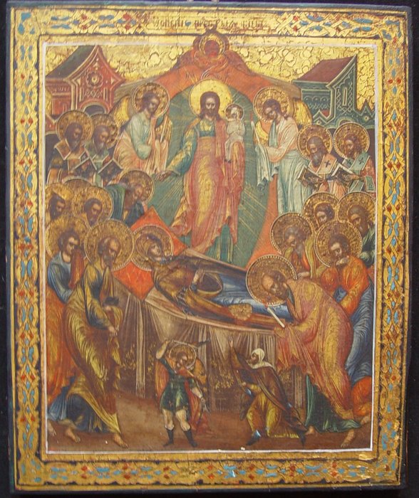 Icon - Dormition of Mary - Wood