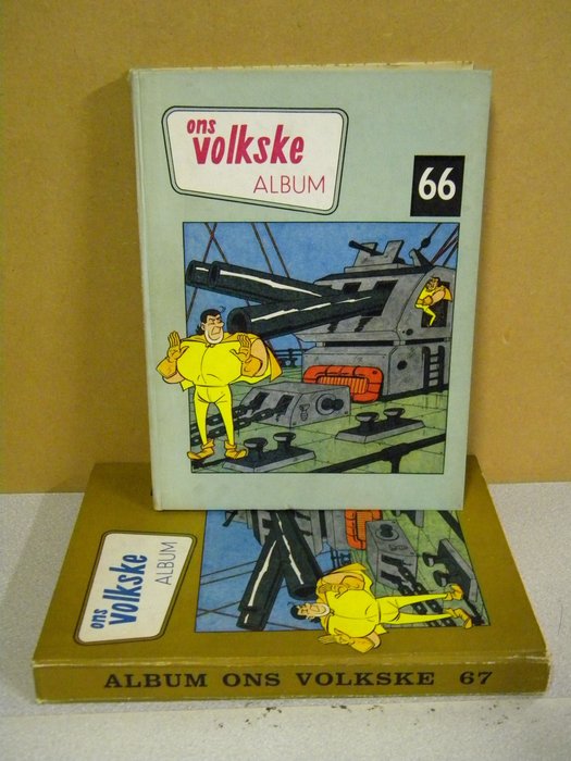 Ons Volkske 66 + 67 - Bundelingen 1e reeks - 2 Album - Prima edizione - 1970