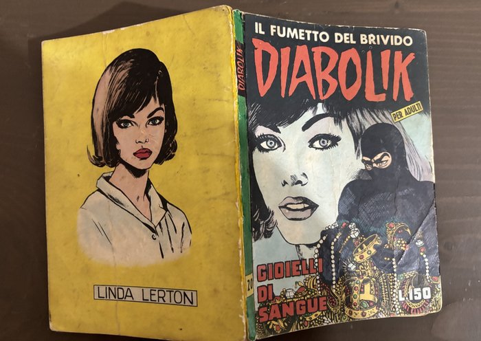 Diabolik 20 - Gioielli di sangue - 1 Comic - 第一版 - 1964