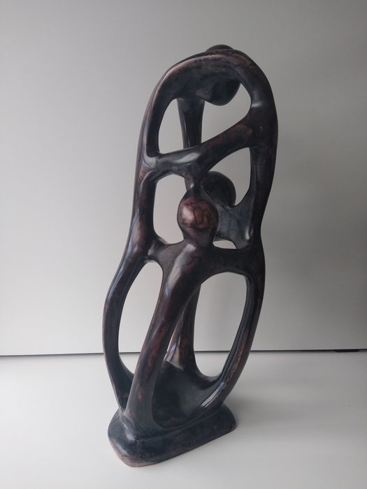 Escultura, geen - 45 cm - Gres