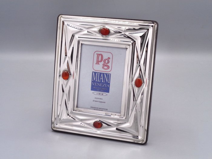 PG-MIANI Argenteria - 相框  - 银, 925和天然硬石