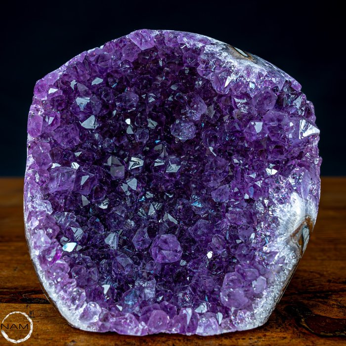 天然紫色紫水晶晶簇 烏拉圭- 1035.81 g