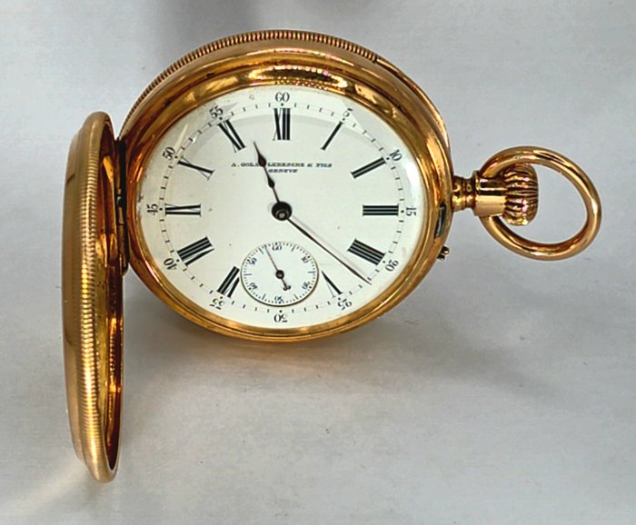 A. Golay-Leresche & Fils - Genève und Paris - 18K Goldsavonette - Uhr. 11779 - Schweiz um 1880