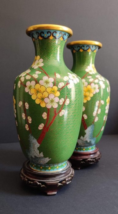 花瓶 - 黄铜 - 中国