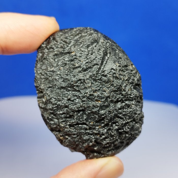 XL TEKTITE -隕石的影響- 八十萬年！！！天然，最佳品質。 - 45 g