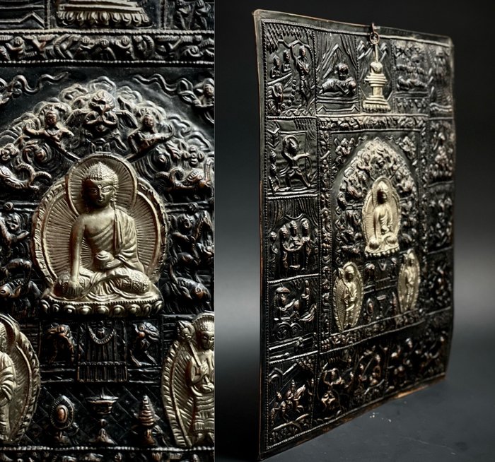 Mandala - 铜 - 尼泊尔  (没有保留价)